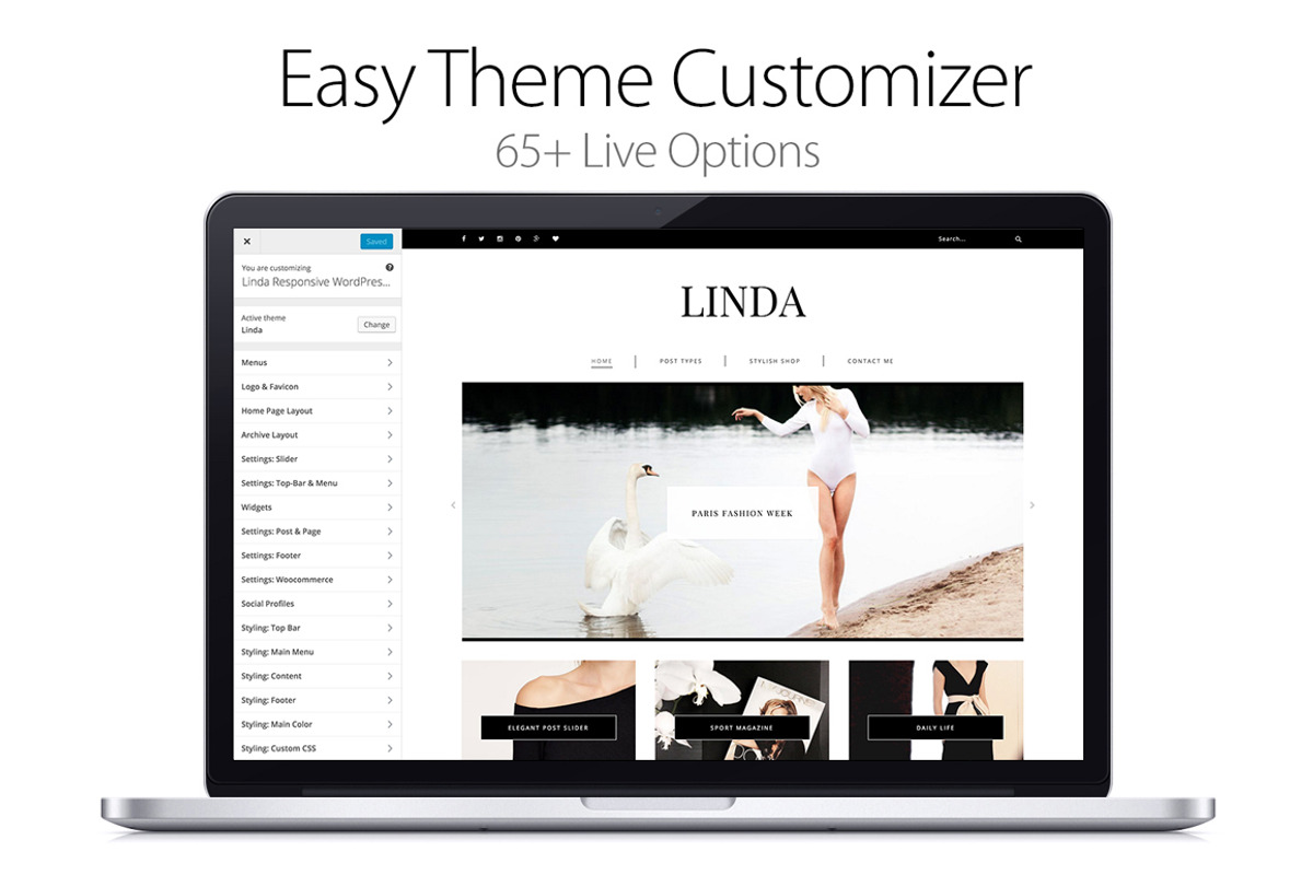 Linda - Responsive WordPress Theme, a WordPress Template by Themes Art (Photo 5 of 6)