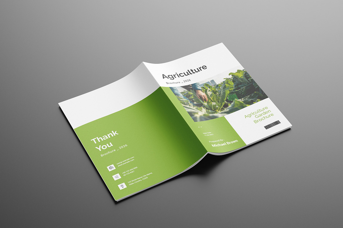 Agriculture Brochure Layout, a Brochure Template by Seeing-art (Photo 9 of 11)