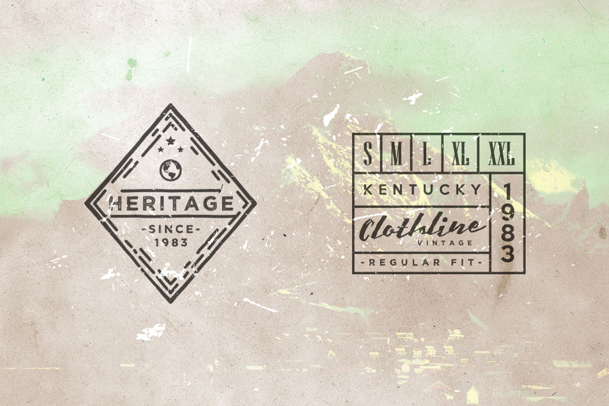 100 VINTAGE LOGO TEMPLATES, a Branding & Logo Template by Roman Paslavsky (Photo 19 of 25)