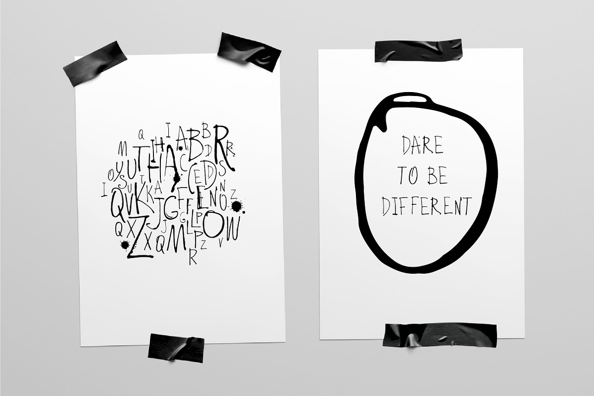 Brash Font preview 4