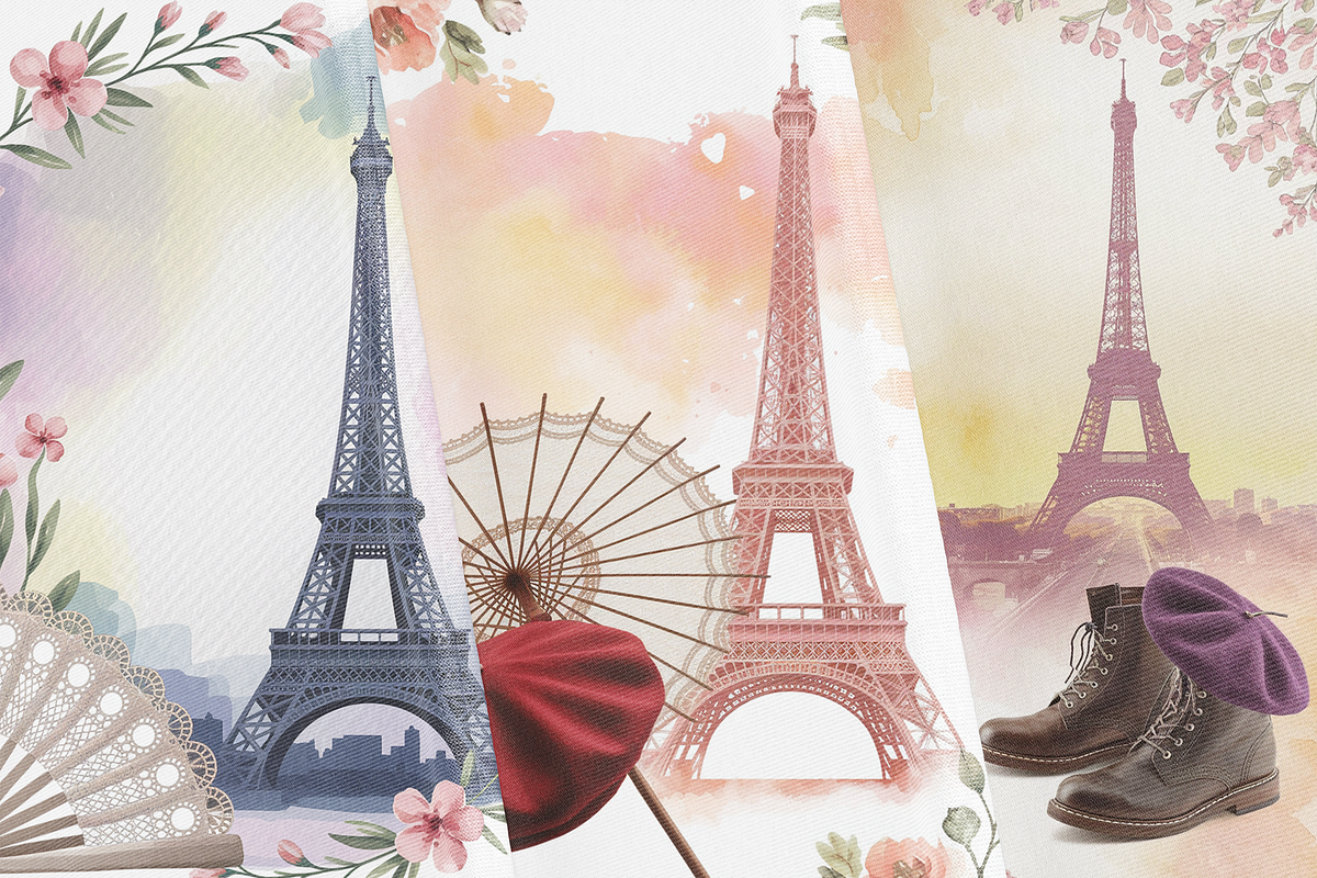 Vintage Paris Fashion, a Background Graphic by Curve Design (Photo 7 of 7)