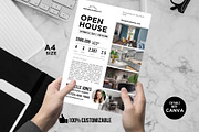 Open House Sign In Sheet Canva, a Flyer Template by CreativeVinesStore (Thumbnail 3 of 8)