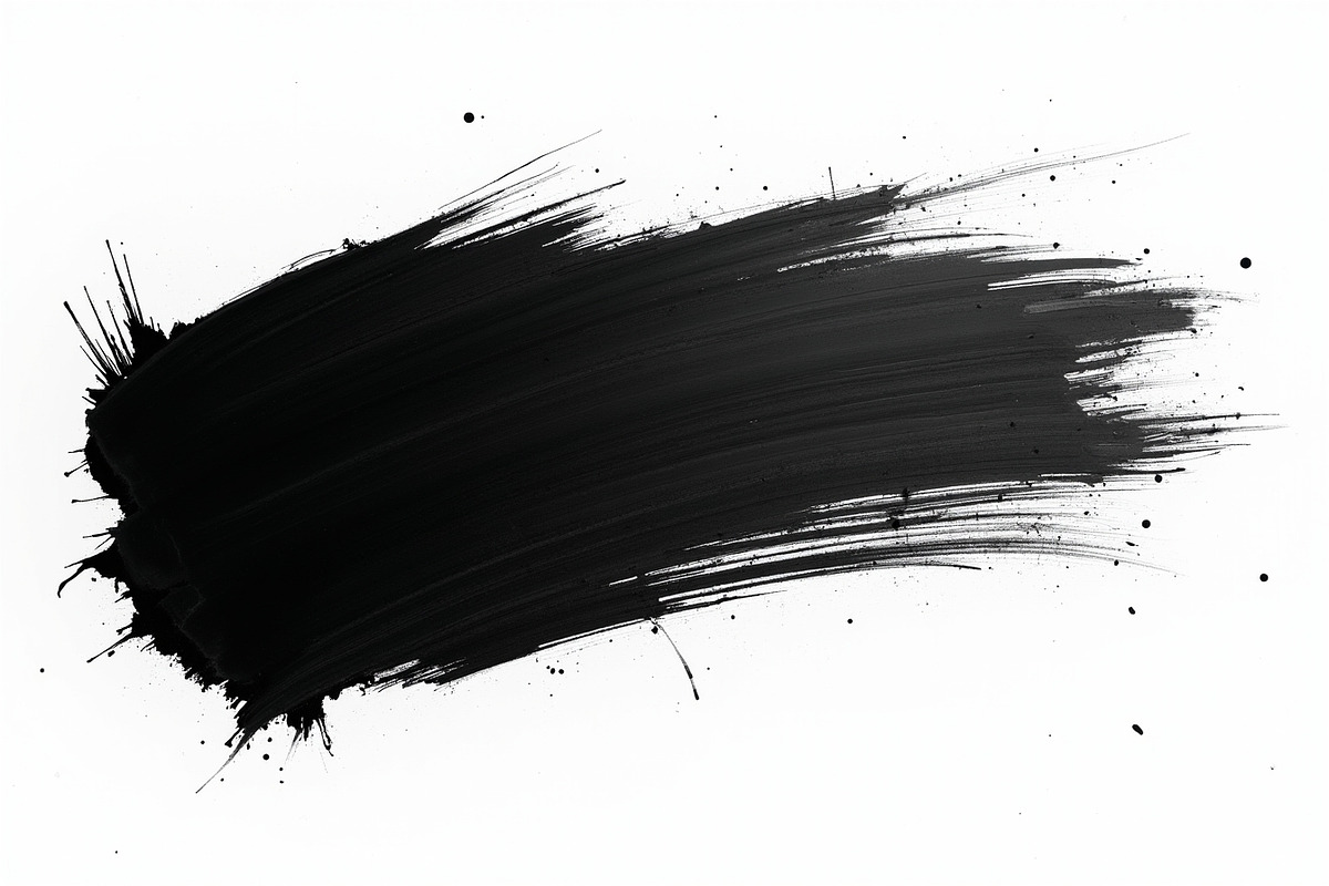 Black Brush Stroke Bundle, an Illustration by Gaye Art (Photo 17 of 21)