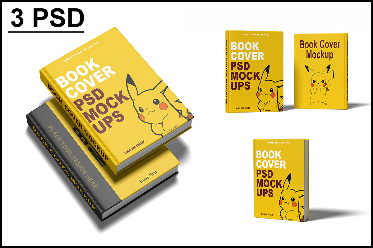 Book Cover Mockup, a Books & Magazine Mockup by mockupbuys (Photo 1 of 8)