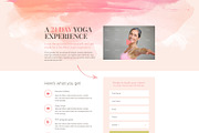 Namaste - Landing page PSD template, a Landing Page Template by Mage Themes (Thumbnail 4 of 5)
