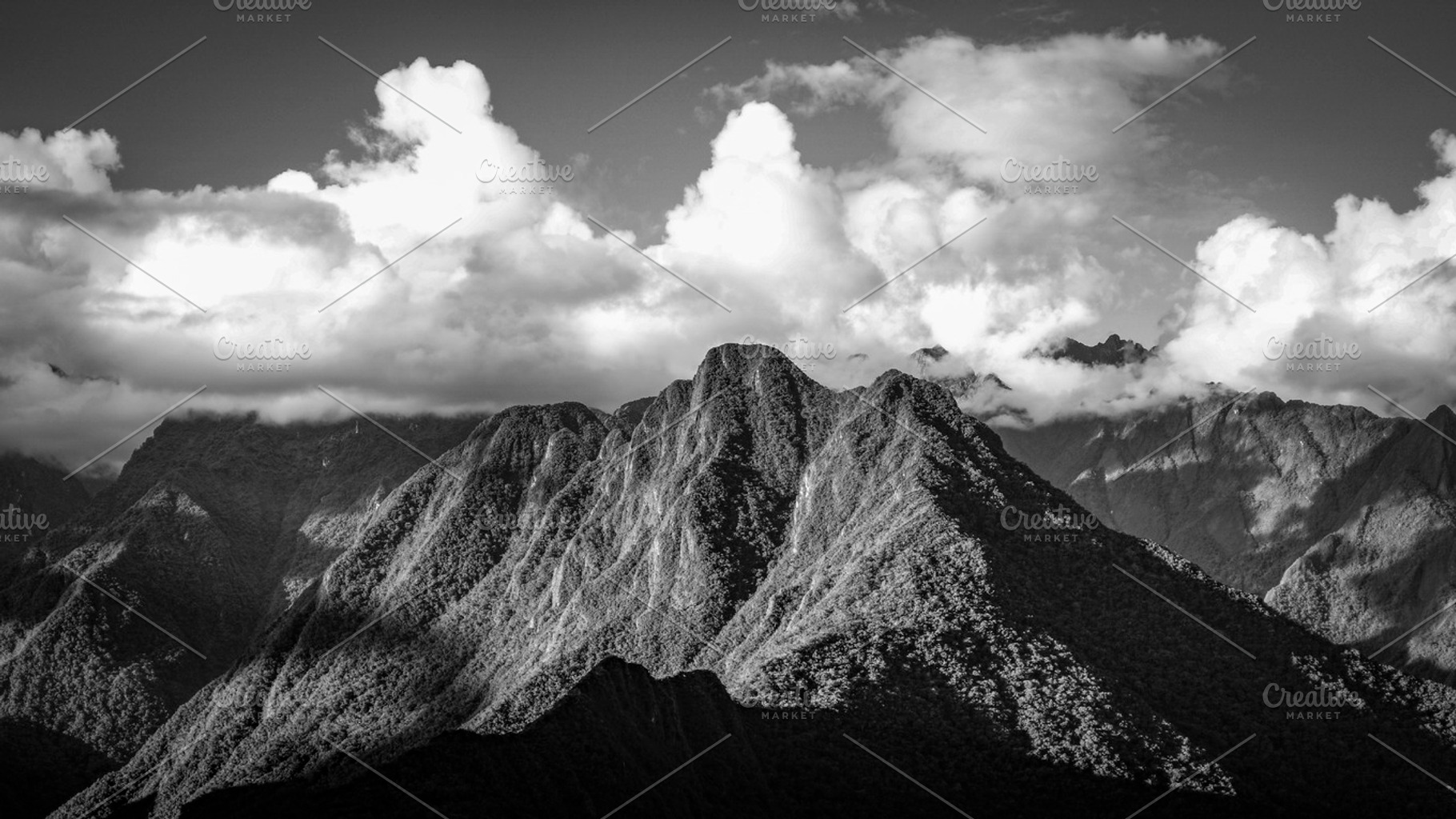 Mountain landscape stock photo containing mountain and landscape, a Nature Photo by BIOMADD