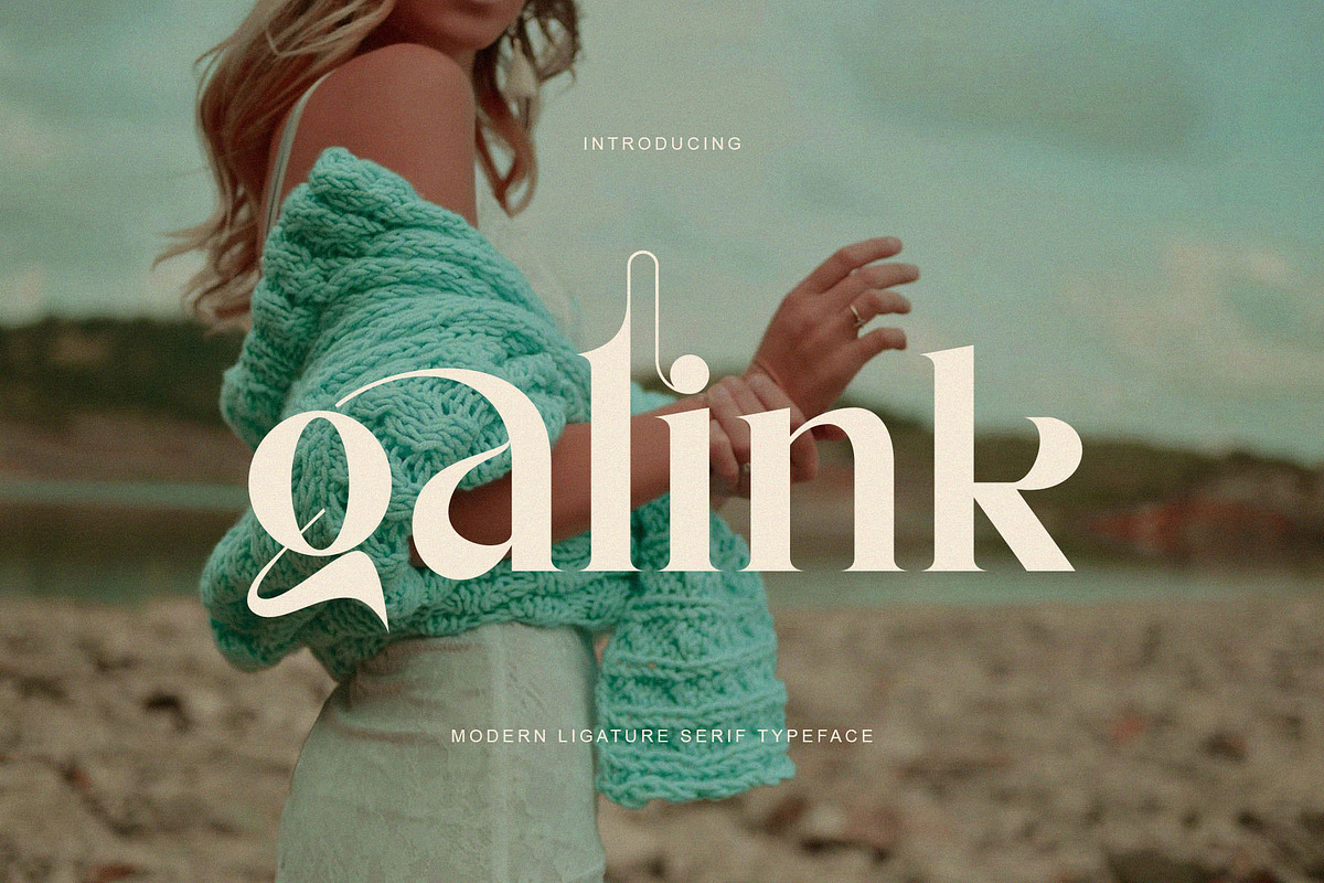 galink Modern Ligature Serif, a Serif Font by Humaira_std (Photo 1 of 10)