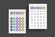 Pastel Bingo Card Templates, a Card Template by BrandPacks (Thumbnail 4 of 7)