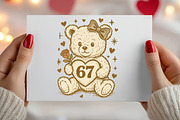 67 Valentines Teddy Png, Valentine, an Illustration by Canvas Craft (Thumbnail 3 of 7)