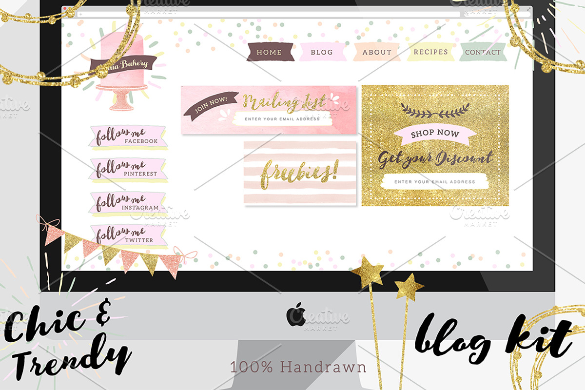 ♡ Ultimate Chic&Trendy Blog Kit ♡, a Templates & Theme by Nordic.Arg (Photo 6 of 6)