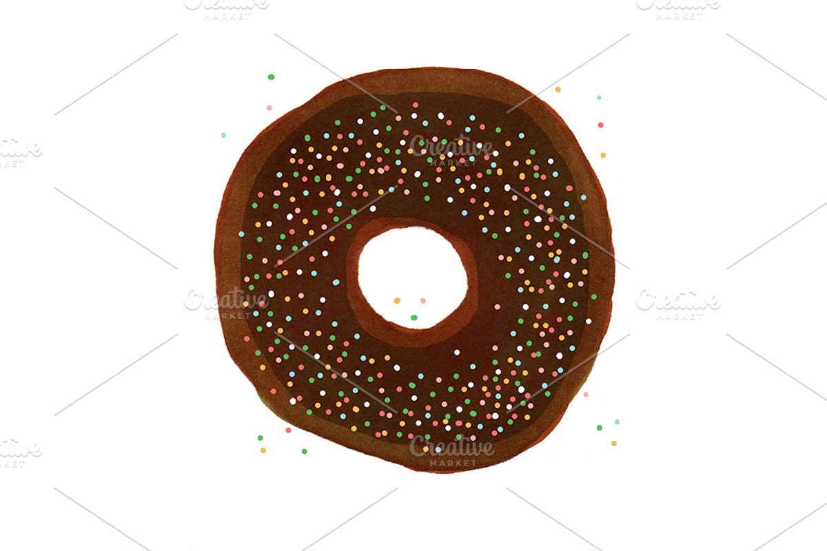 Bakers Dozen Donut Pack, an Illustration by Nicole Cicak (Photo 3 of 3)