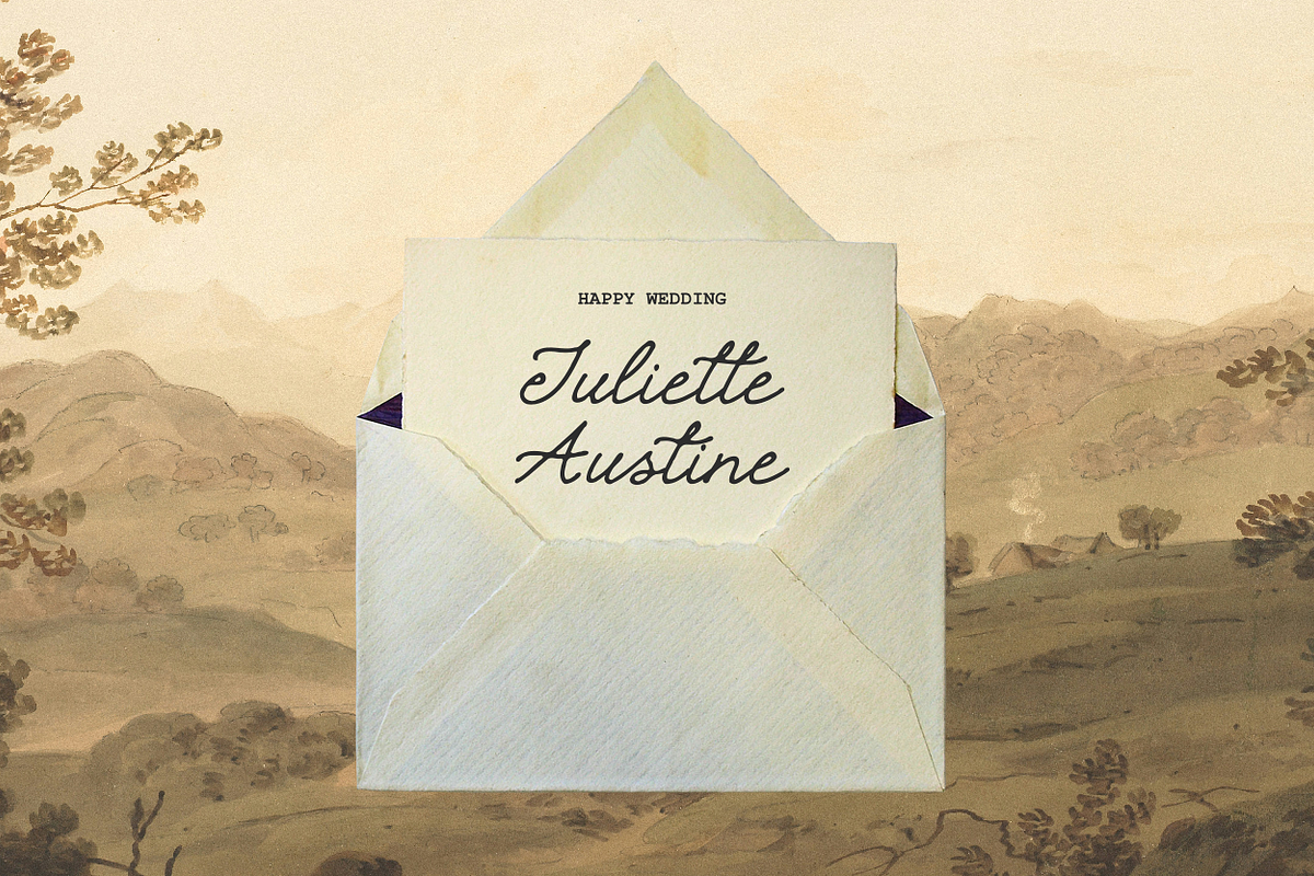 Lemareta Serenade – Vintage Font, a Script Font by Lalalope (Photo 3 of 6)