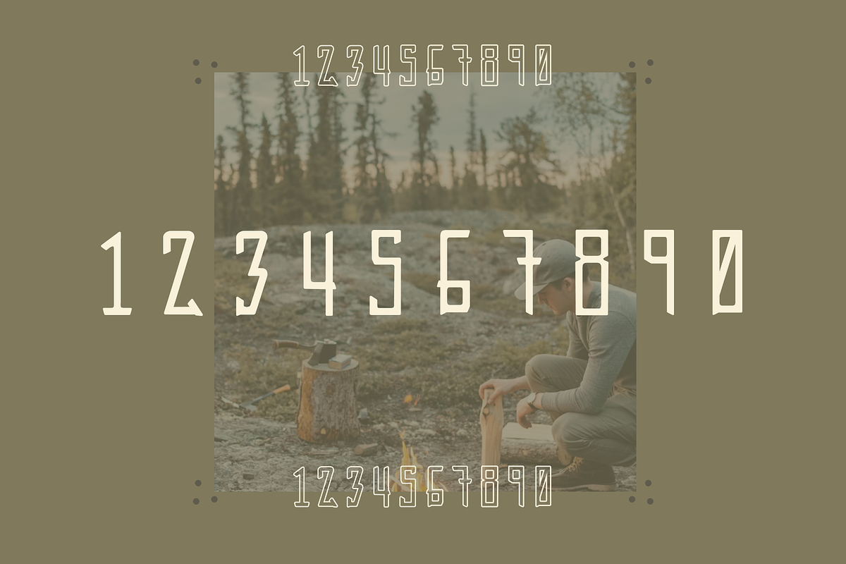 CAMP FONT - from By Hand Designs