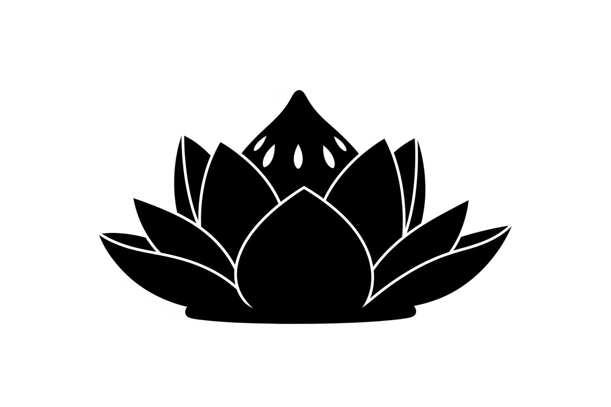 Lotus Flower Silhouette Vector Bundl, an Illustration by Creativeshirt (Photo 20 of 51)