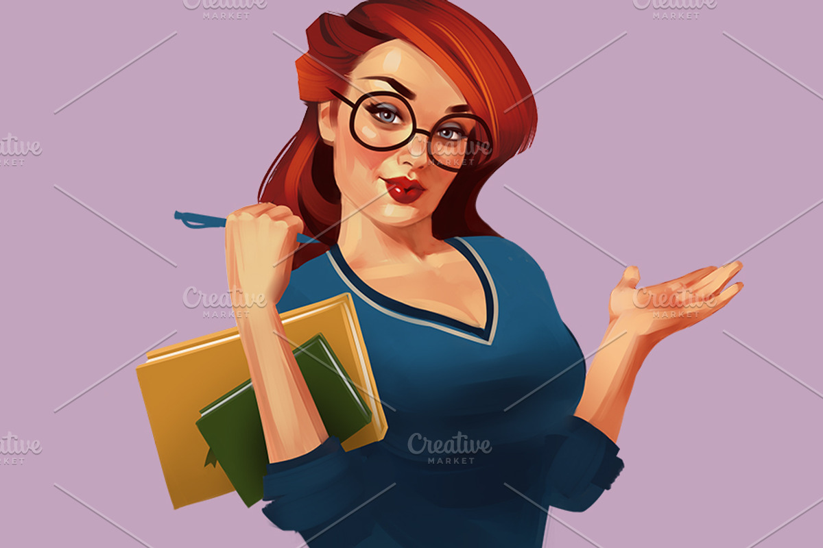 Business Pin-up girls, an Education Illustration by Ira Cvetnaya (Photo 4 of 8)