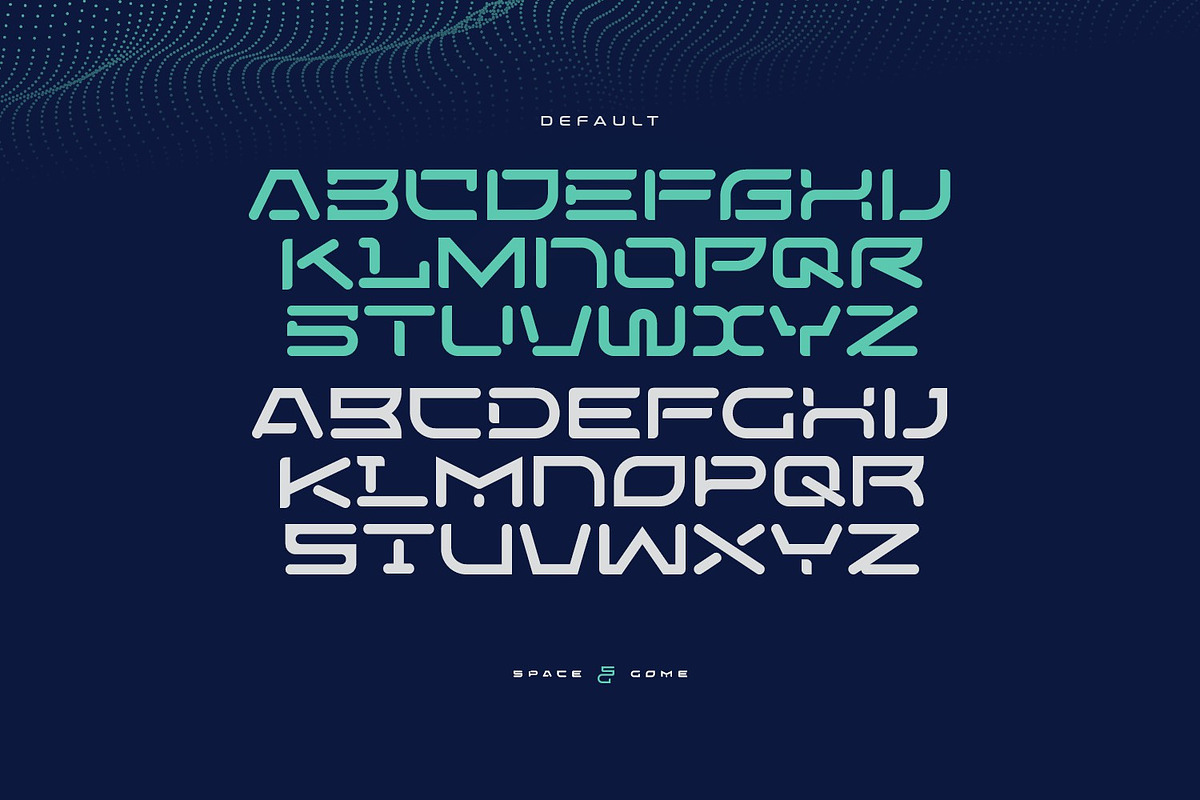 Space Gome - Futuristic Display Font, a Serif Font by Koplexs Studio (Photo 8 of 10)
