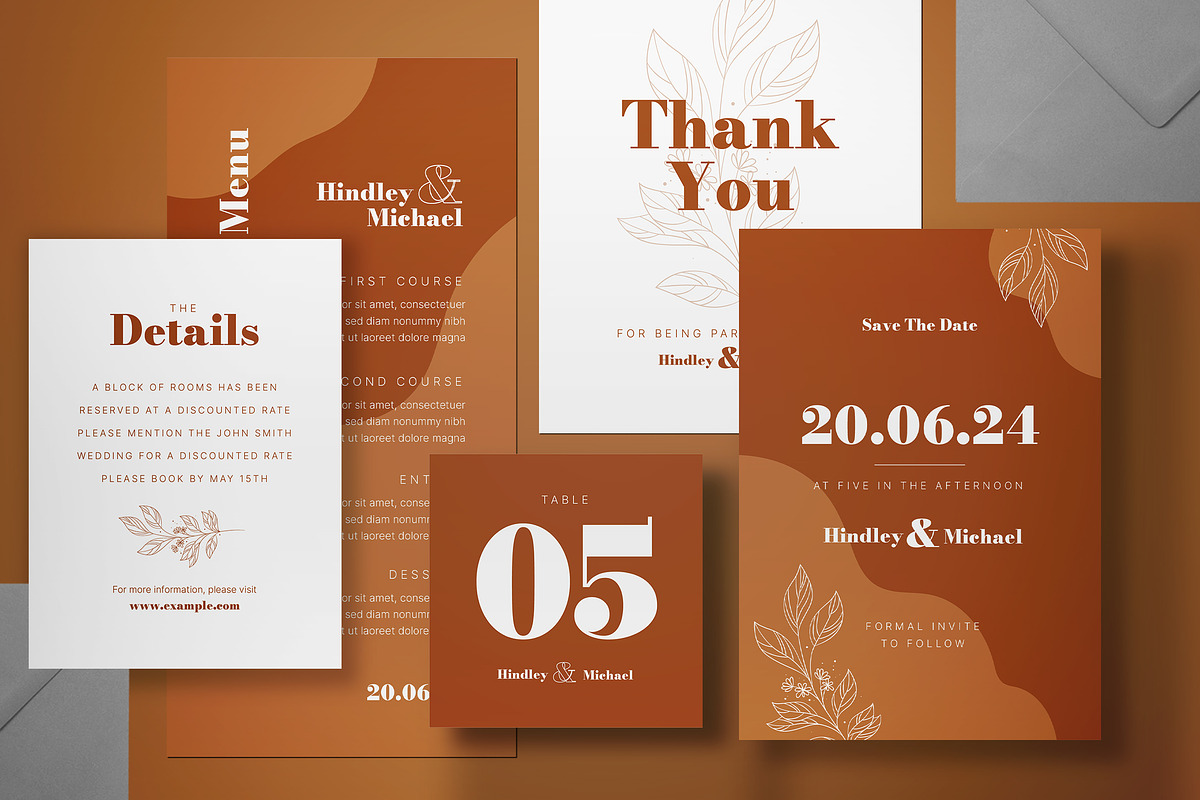Wedding Invitation, an Invitation Template by graphicook (Photo 1 of 3)