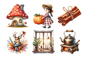 Autumn Cottagecore Clipart, an Illustration by Daily.Designs (Thumbnail 4 of 5)