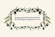 Olive Garden Watercolor Collection, an Illustration by Spirit of Colors (Thumbnail 5 of 6)