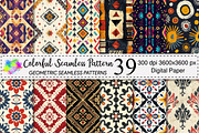 Colorful Seamless Pattern Bundle, a Pattern Graphic by Canvas Craft (Thumbnail 1 of 6)