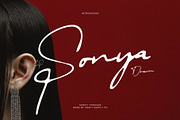 CS Sonya Drawn, a Script Font by Craft Supply Co. (Thumbnail 1 of 8)
