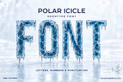 Polar Icicle Font, a Sans Serif Font by Handmadefont (Thumbnail 1 of 15)
