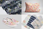 Meadow 100 floral seamless patterns, a Pattern Graphic by DariSmartArt (Thumbnail 22 of 33)