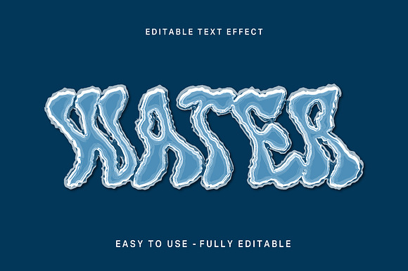 Raindrop Water Ripple Text Effect preview 2