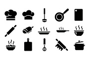 Kitchen Cooking Icon Vector Bundle, an Illustration by jahid234 (Thumbnail 4 of 51)