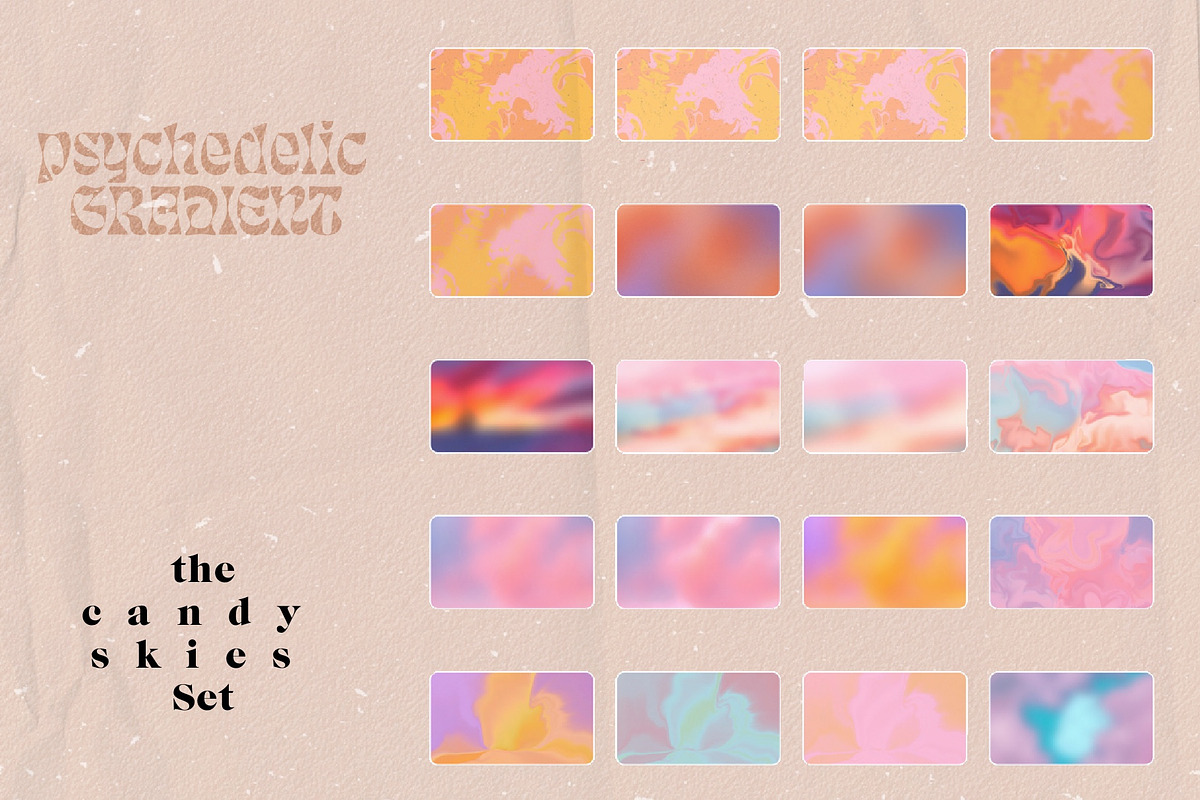 Psychedelic Gradient - 70s design, a Gradient Add-On by Dear Darling Design (Photo 10 of 15)