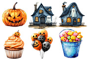 Happy Halloween Collection Clipart, a Work Illustration by cherrydesign (Thumbnail 2 of 4)