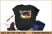 Two Year Old Farm 2nd Birthday SVG, a Work Illustration by Handy Arts Studio (Thumbnail 2 of 3)
