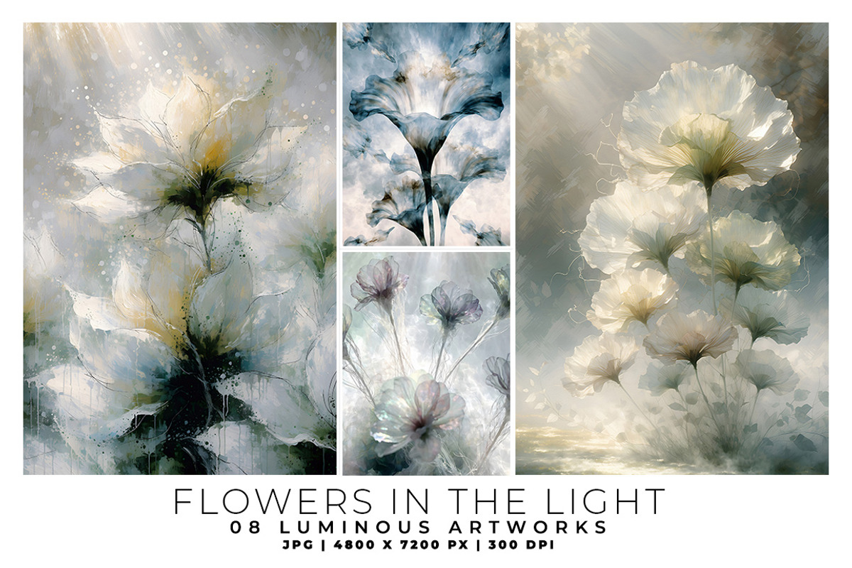 Flowers in the Light, a Decorative Illustration by Digital Art Creations (Photo 1 of 5)