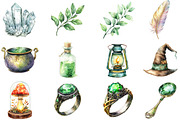 Magic School PNG Clipart Wizard, an Illustration by DreamCafeArt (Thumbnail 4 of 8)