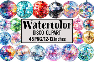 Disco Clipart, an Illustration by Design Market