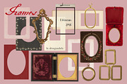 Maison Rouge – Vintage Red Ephemera, an Object Graphic by alenaganzhela (Thumbnail 5 of 9)