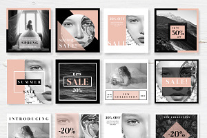 Minimal instagram templates