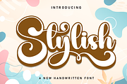 Stylish | Script Font, a Handwritten Font by Scratchones (Thumbnail 1 of 9)