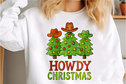 Howdy Christmas Tree Sublimation, an Illustration by Libby Wishes (Thumbnail 2 of 6)