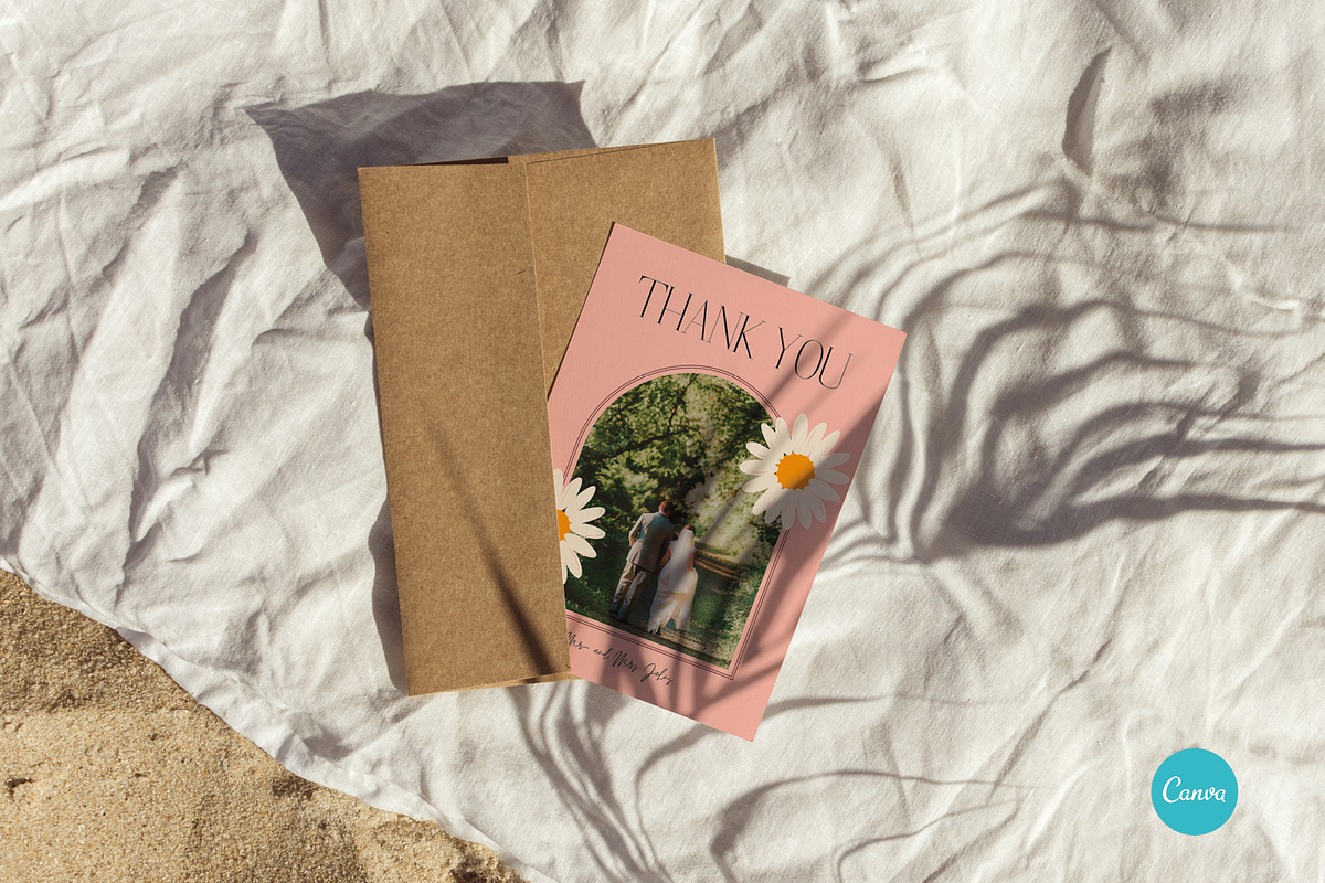 Bright & Fun Thank You Card CANVA, an Invitation Template by StudioVonBraitenberg (Photo 6 of 9)