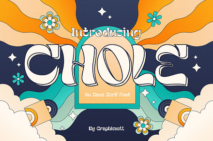 Chole Retro Vintage Serif Font, a Serif Font by Graphicxell