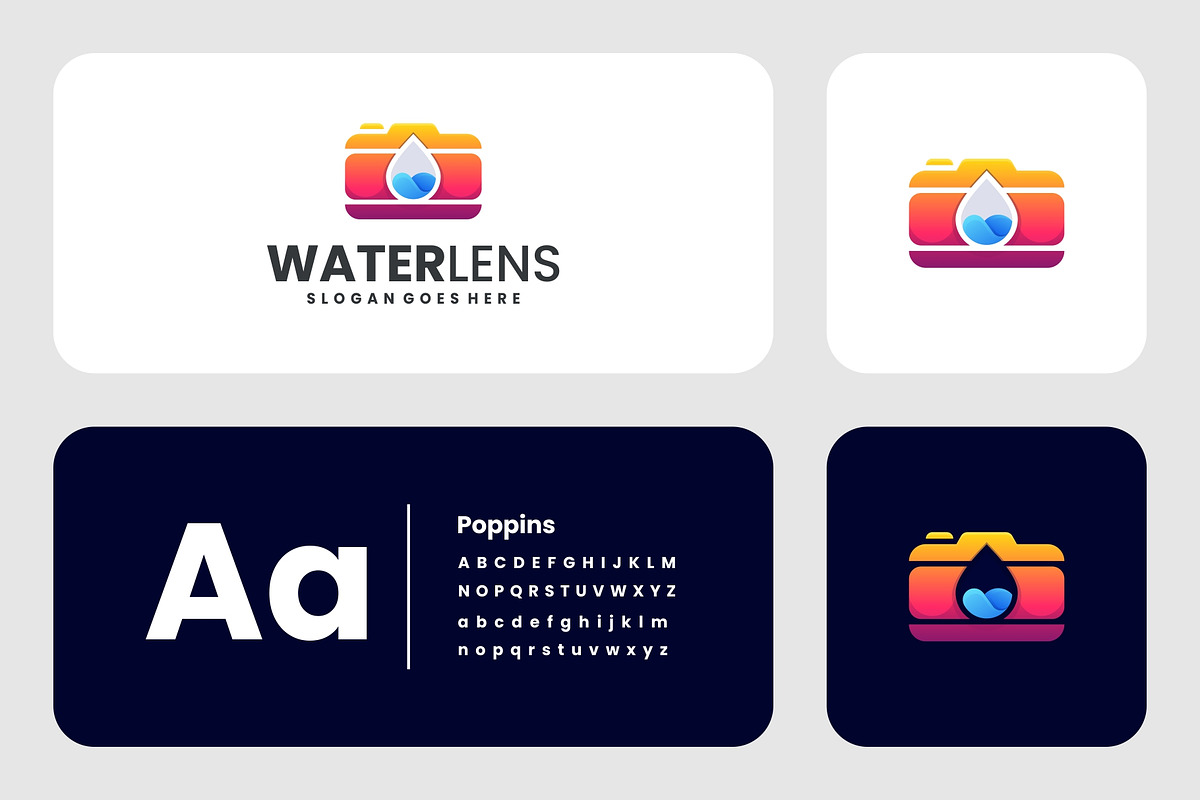 Gradient Modern Water Lens Logo, a Branding & Logo Template by Artnivora.Std (Photo 2 of 3)