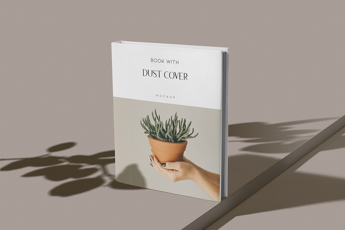 Square Book With Dust Cover Mockups, a Books & Magazine Mockup by DesignNeutrons (Photo 3 of 7)