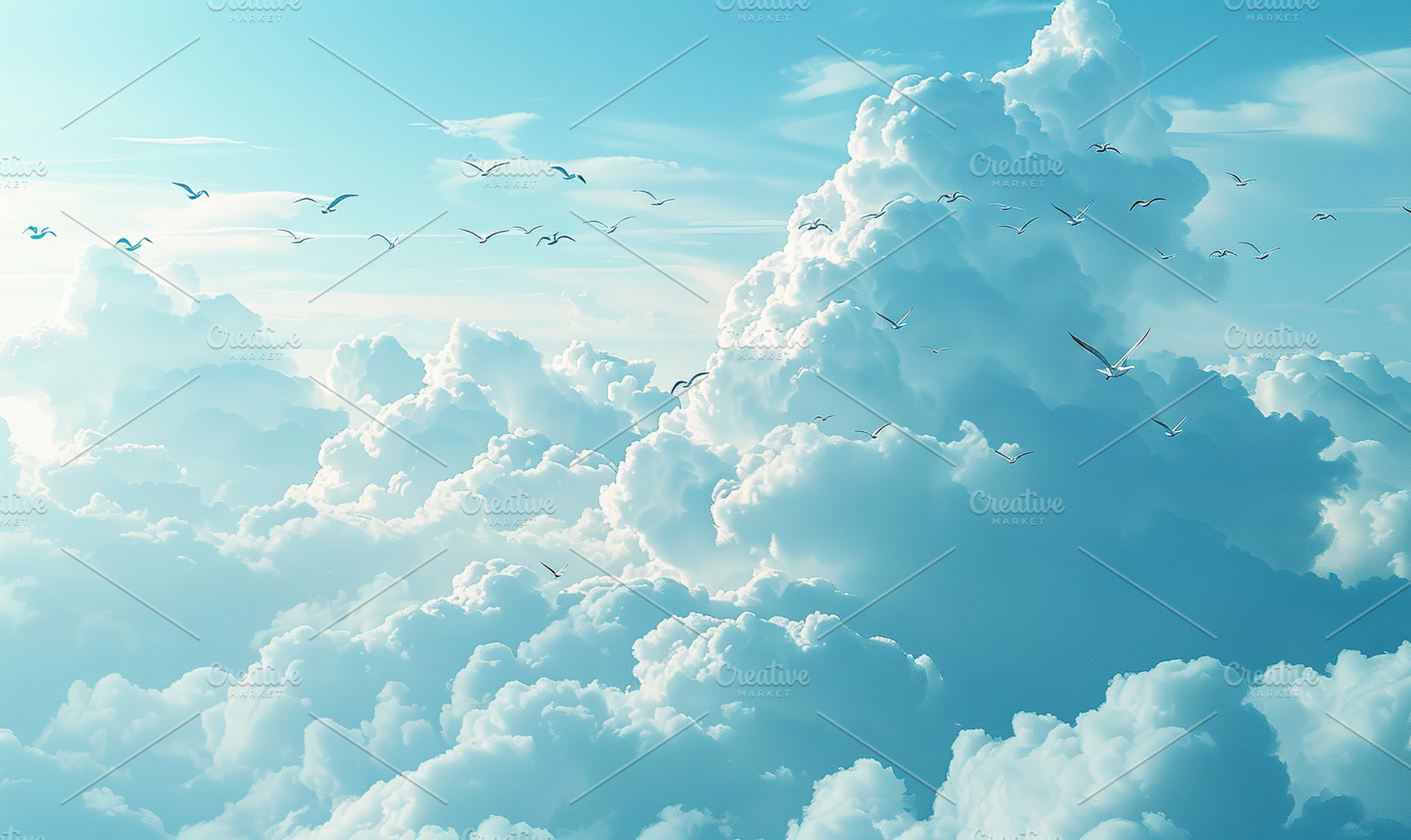 A vivid image of a sky filled with f, a Photo by LOGOCREATIVE
