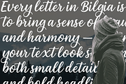 Bilgia Modern Calligraphy Font, a Script Font by cocodesign (Thumbnail 6 of 6)