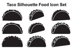 Tasty Taco Silhouette Collection