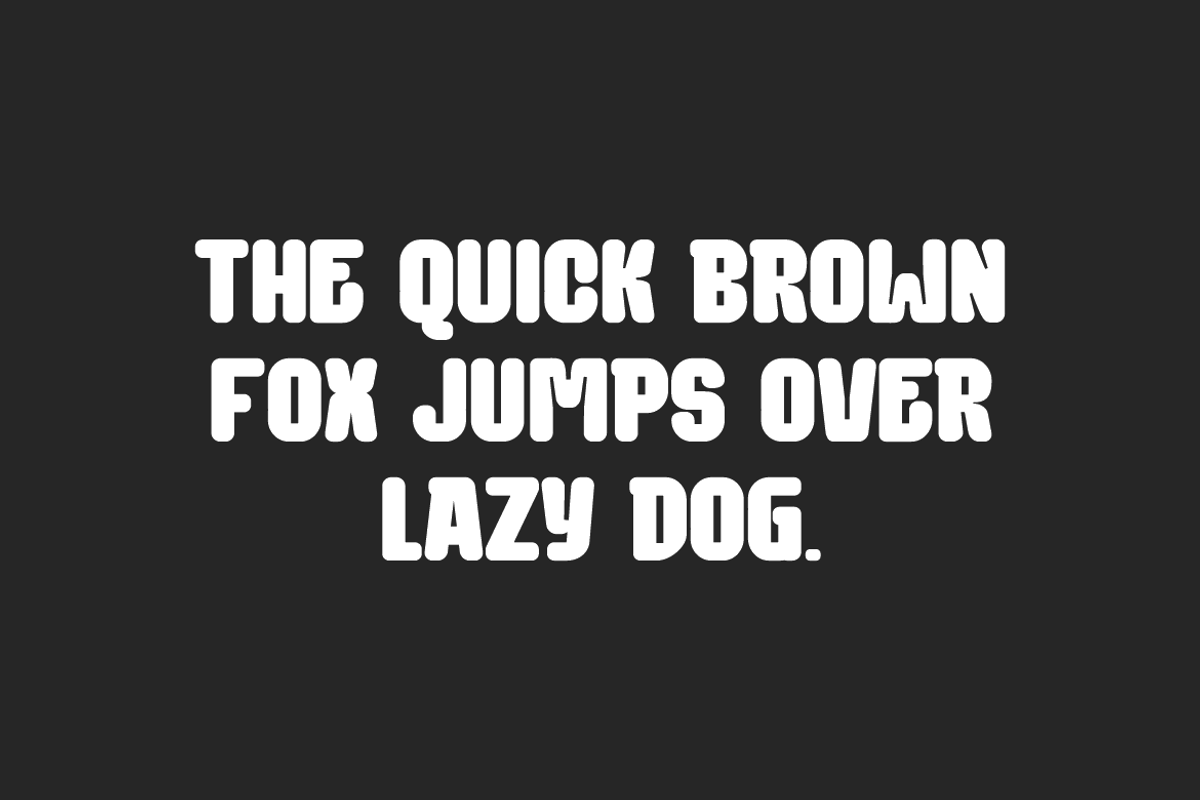 Rebona Bolder - Round Font, a Sans Serif Font by Iqsiart Studio (Photo 6 of 7)