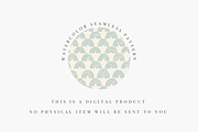 Dusty Blue Half Arch Seamless Patter, a Pattern Graphic by Pati Charm Studio (Thumbnail 4 of 7)