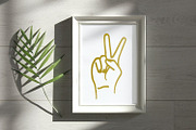 ASL SVG Bundle American Sign Hands, an Education Illustration by InkCloudDesign (Thumbnail 6 of 14)