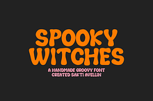 Spooky Witches - Groovy Font